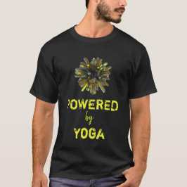 Camiseta *~* Yoga Yellow Dourado Crystal Sphere Men Black