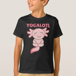 Camiseta Yogalotl Axolotl Torna Yoga Amante Animais Doce