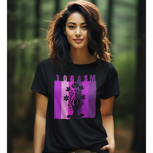 Camiseta Yogasm Vibrant Yoga Life (Criador carregado)