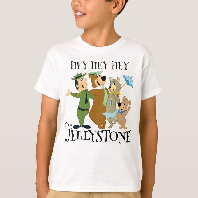 Camiseta Yogi Bear e Amigos Warm Bem-vindos (Frente)