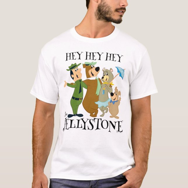 Camiseta Yogi Bear e Amigos Warm Bem-vindos (Frente)