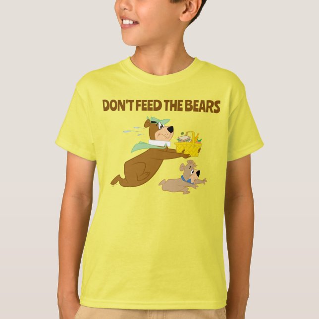 Camiseta Yogi Bear e Boo Picnic Pânico (Frente)