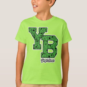 Camiseta Yogi Bear - Letras De Variação Padrão