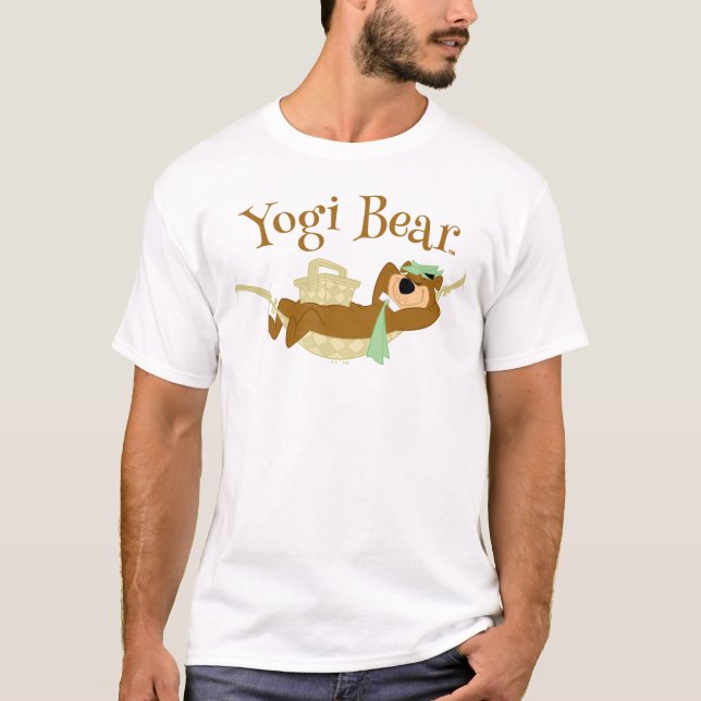 Camiseta Yogi Bear Picnic Hammock Nap Time (Frente)