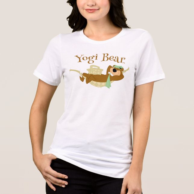 Camiseta Yogi Bear Picnic Hammock Nap Time (Frente)