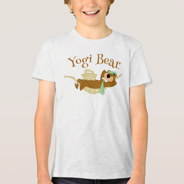 Camiseta Yogi Bear Picnic Hammock Nap Time (Frente)