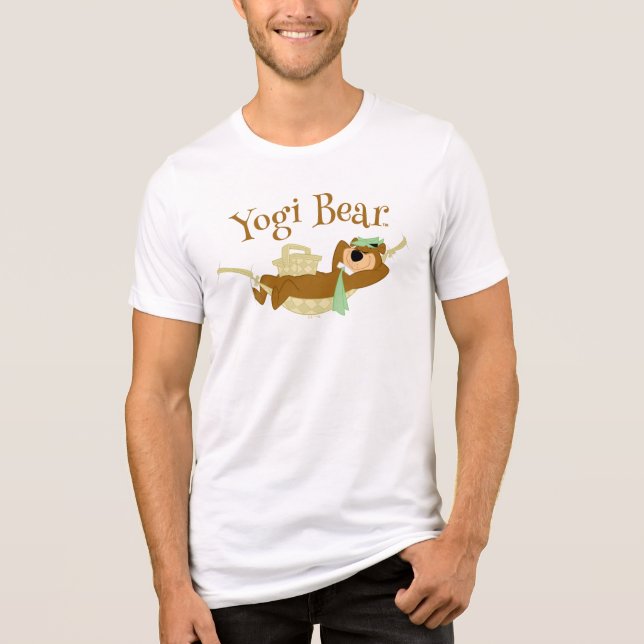 Camiseta Yogi Bear Picnic Hammock Nap Time (Frente)