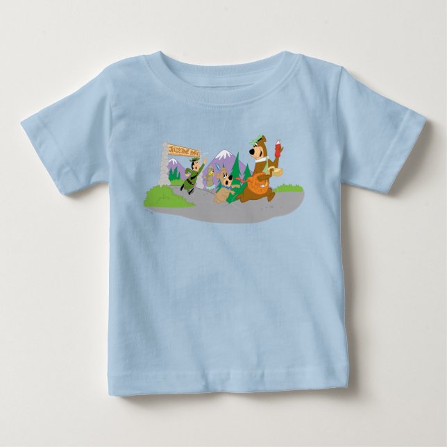 Camiseta Yogi Bear's Excelente Picnic Basket Escape (Frente)