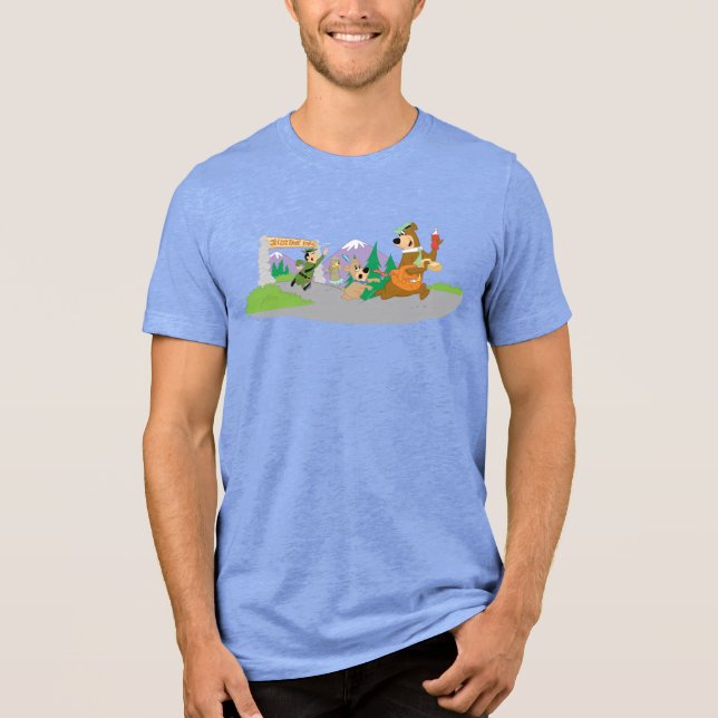 Camiseta Yogi Bear's Excelente Picnic Basket Escape (Frente)