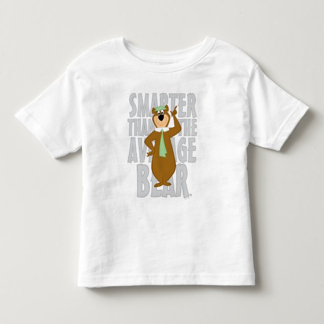 Camiseta Yogi "Mais Esperto que a Média dos Ursos" (Frente)