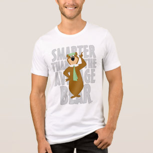 Camiseta Yogi "Mais Inteligente Que O Urso Médio"