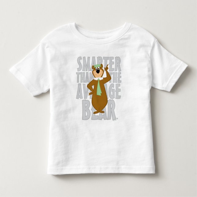 Camiseta Yogi "Mais Inteligente Que O Urso Médio" (Frente)