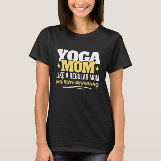 Camiseta Yogi  Mother Yoga Mom  Yoga (Frente)