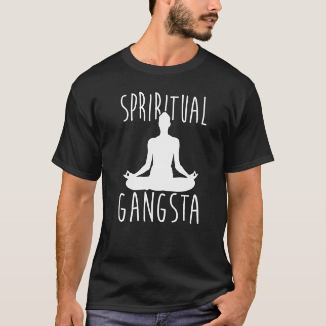 Camiseta Yogi  Spiritual Gangsta  Yoga (Frente)