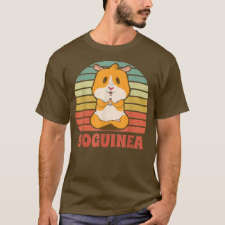 Camiseta Yoguinea Cute Guiné Pig Rodent Pet Yoga Meditatite
