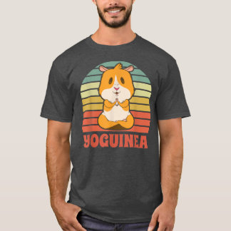 Camiseta Yoguinea Cute Guiné Pig Rodent Pet Yoga Meditatite