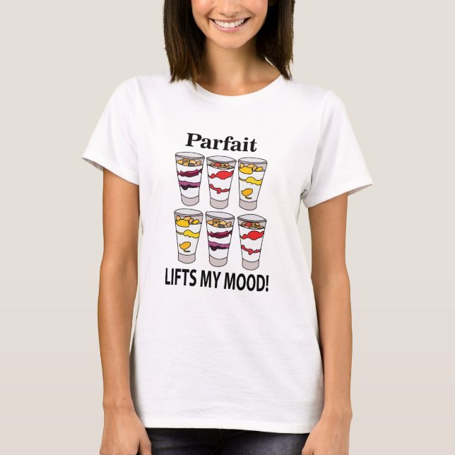 Camiseta Yogurt Parfait Frio Fruta Doce (Frente)