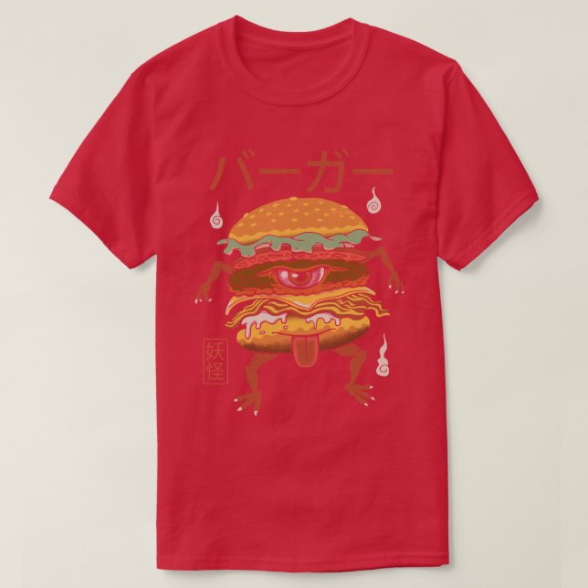 Camiseta Yokai Burger (Frente do Design)