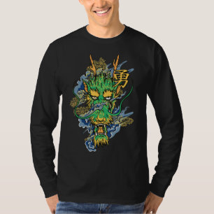 Camiseta Yokai Mighty Green Dragon Spirit