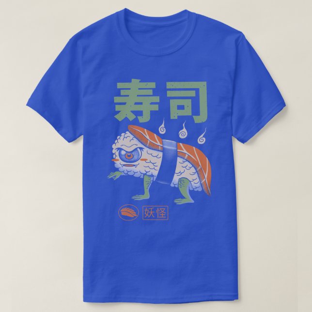 Camiseta Yokai Sushi (Frente do Design)