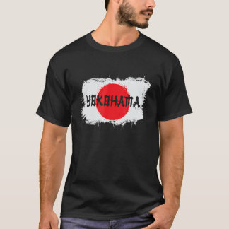Camiseta Yokohama Japão Bandeira Japão Souvenir