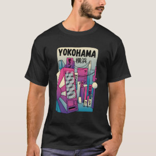 Camiseta Yokohama Japão Cidade Urbana de Yokohama
