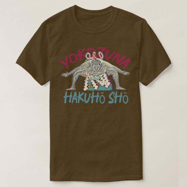 Camiseta Yokozuna Hakuho Sho (Frente do Design)