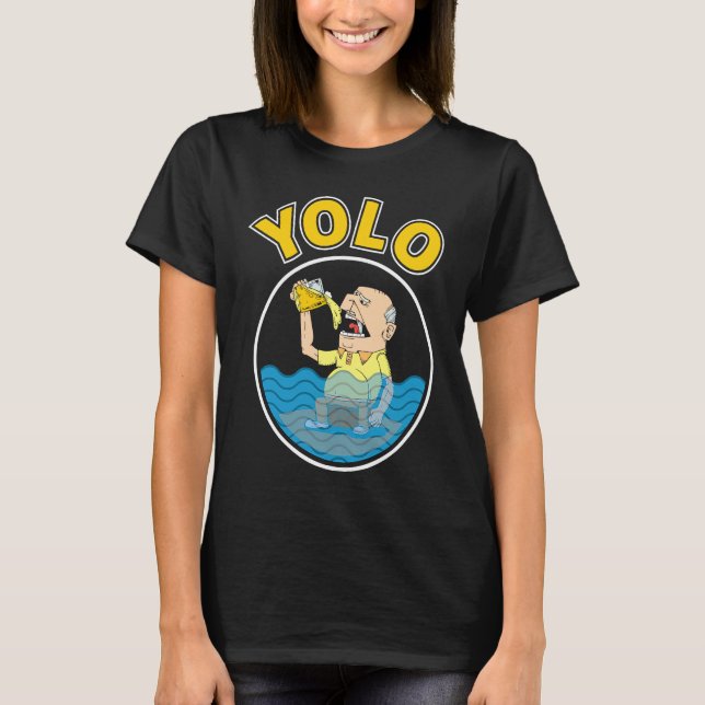 Camiseta YOLO Drinking (Frente)