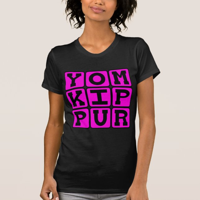 Camiseta Yom Kippur, Dia do Perdão (Frente)