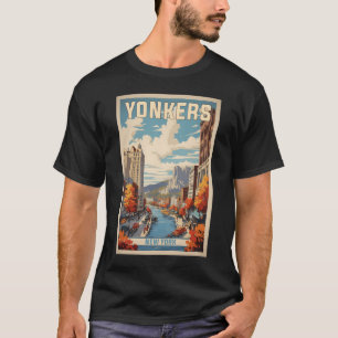 Camiseta Yonkers New York Usa Viagens vintage Turismo