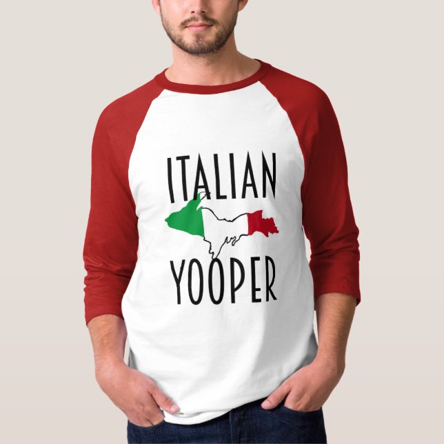 Camiseta Yooper Baseball Italiano (Frente)