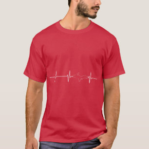 Camiseta Yooper Heartbeat Península Superior De Michigan SI