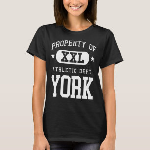 Camiseta York XXL Propriedade da Escola Atlética