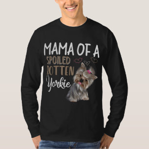 Camiseta Yorkie Dog - Yorkie mamãe Cachorro Dom