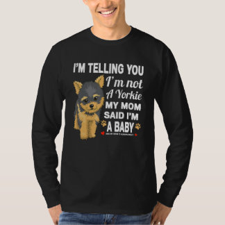 Camiseta Yorkie Estou Dizendo Que Não Sou Um Yorkie