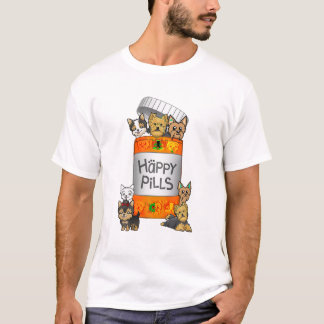 Camiseta Yorkie Happy Pills