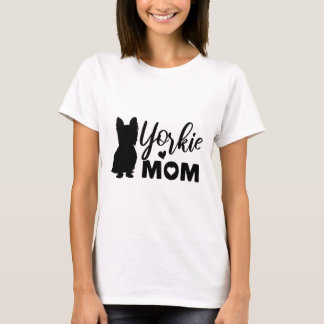 Camiseta Yorkie Mãe