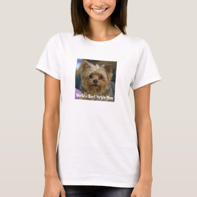 Camiseta Yorkie Mãe (Frente)