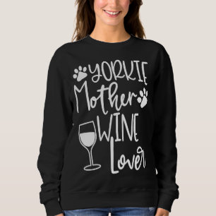 Camiseta Yorkie Mãe Cão Vinho Yorkie Vestuário Mulheres