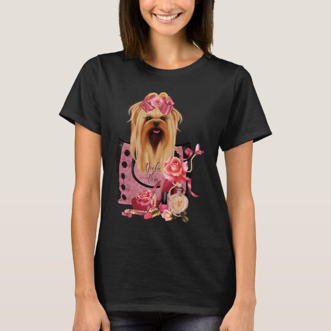 Camiseta Yorkie Mãe Yorkie Clothes (Frente)