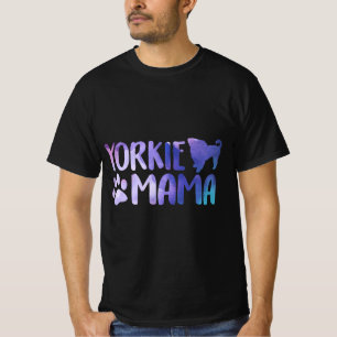Camiseta Yorkie Mama Yorkshire Maltês Terrier Dog Mãe Camis
