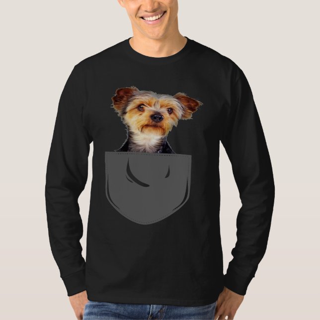 Camiseta Yorkie Pocket Dog (Frente)