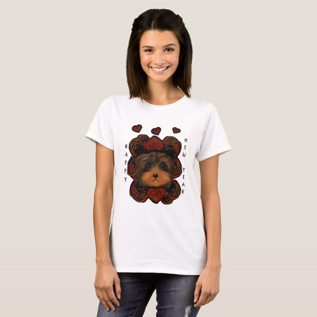 CAMISETA YORKIE POO (Frente Completa)