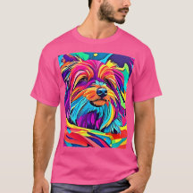 Yorkie Pop Art Vibrante