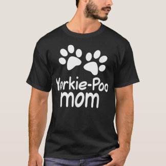 Camiseta YorkiePoo Mãe Imprimir Pet Tee