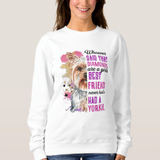 Camiseta Yorkies são as melhores amigas, mulheres de cachor