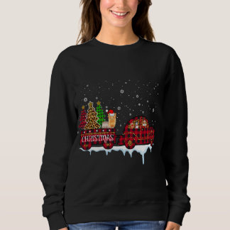 Camiseta Yorkshire Dog Natal Red Xadrez Papais noeis de cam