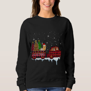 Camiseta Yorkshire Dog Natal Red Xadrez Papais noeis de cam