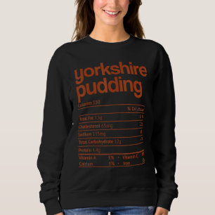 Camiseta Yorkshire Pudim Nutrição Fato de Ação de Graças Ch