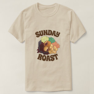 Camiseta Yorkshire Pudim Sunday Roast UK Comida britânica